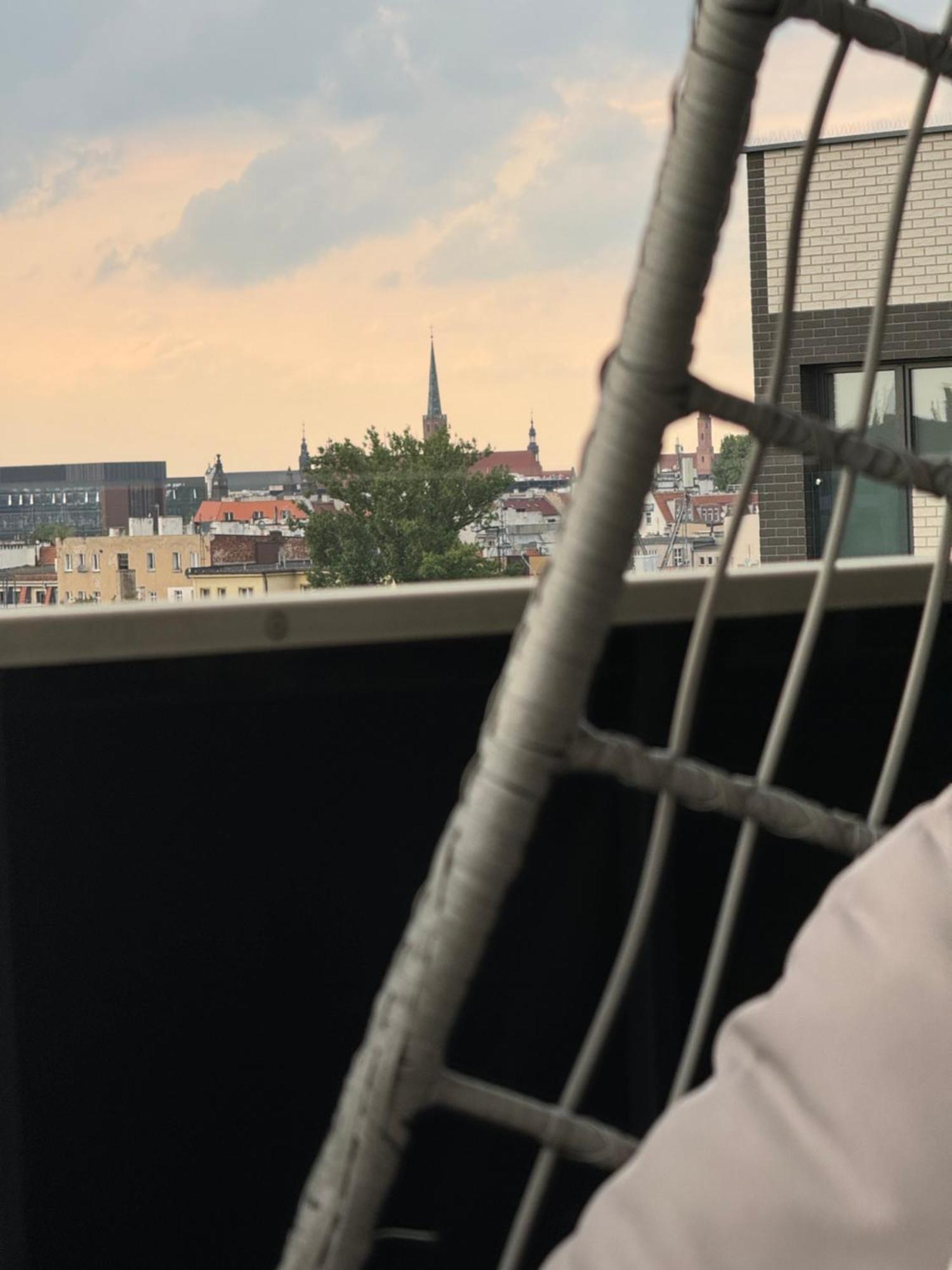 Centrum Taras Widokowy "Wroclaw Panorama" Lejlighed Eksteriør billede